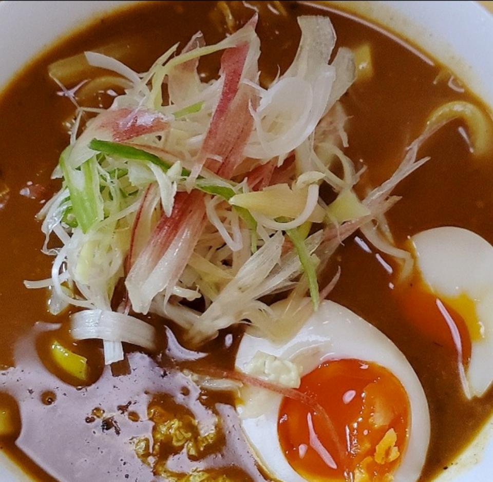 💥激辛💥
😋😋😋😋✊️😋✊️✊️✊️✊️✊️✊️✊️✊️
美味しく頂く🎵のだ☺️
今日はおいしい😋🍴💕大好き
自家製かれーうどんに玉子ミョウガをトッピング
💖💖💖💖💖💖💖💖💖💖💖💖💖💥